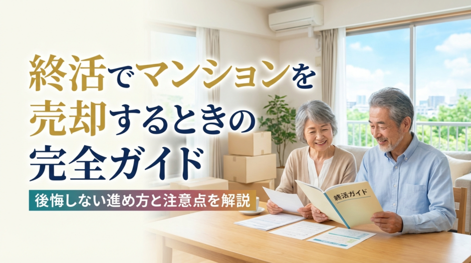 終活でマンションを売却するときの完全ガイド｜後悔しない進め方と注意点を解説