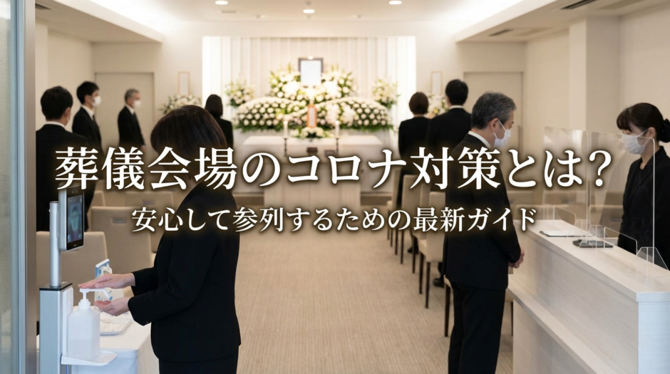 葬儀会場のコロナ対策とは？安心して参列するための最新ガイド