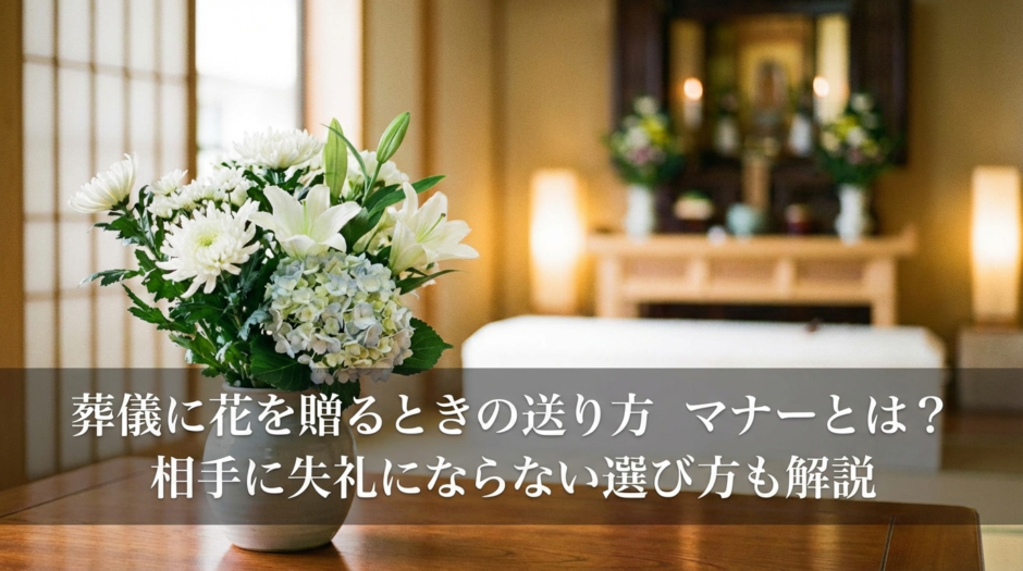葬儀に花を贈るときの送り方マナーとは？相手に失礼にならない選び方も解説