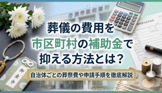 葬儀の費用を市区町村の補助金で抑える方法とは？自治体ごとの葬祭費や申請手順を徹底解説