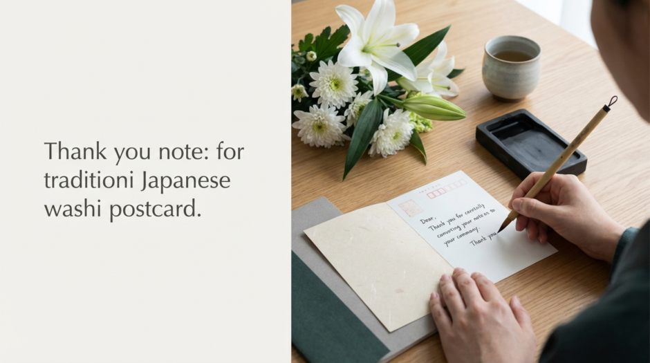 葬儀のお礼状をはがきで出すマナーとは？文例の基本と失敗しない書き方