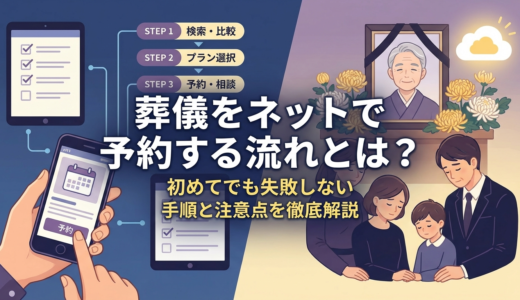 葬儀をネットで予約する流れとは？初めてでも失敗しない手順と注意点を徹底解説