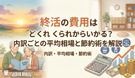 終活の費用はどれくらいかかる？内訳ごとの平均相場と節約術を解説