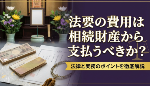法要の費用は相続財産から支払うべきか？法律と実務のポイントを徹底解説
