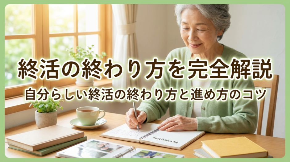終活の終わり方を完全解説｜自分らしい終活の終わり方と進め方のコツ
