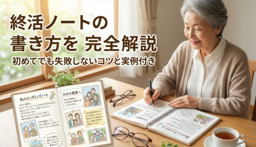 終活ノートの書き方を完全解説｜初めてでも失敗しないコツと実例付き
