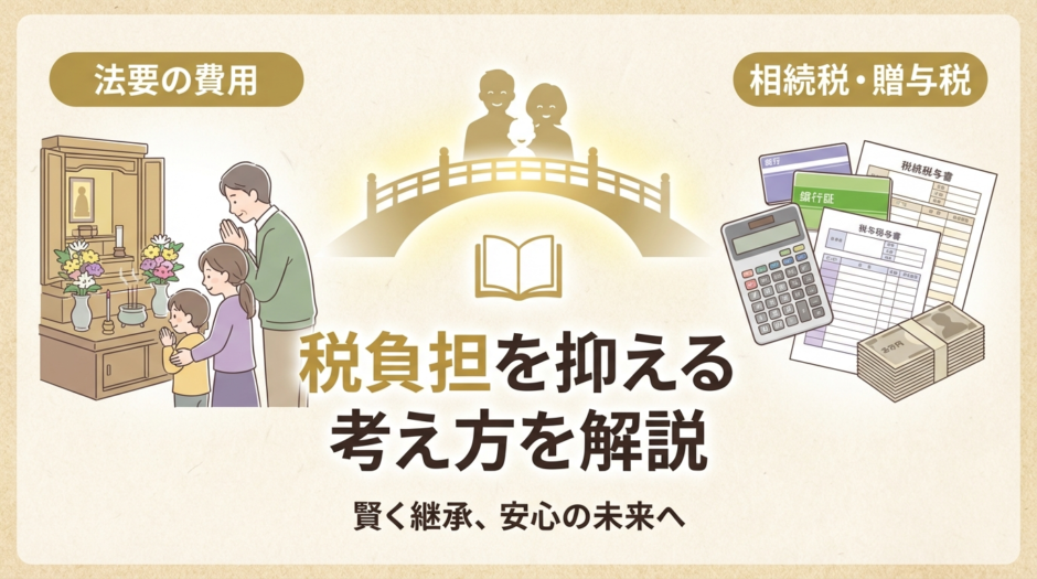 法要の費用と相続にかかる贈与税とは？税負担を抑える考え方を解説