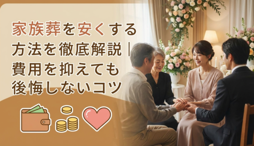 家族葬を安くする方法を徹底解説｜費用を抑えても後悔しないコツ