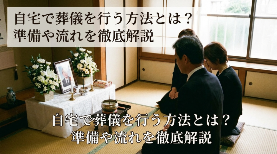自宅で葬儀を行う方法とは？葬儀を自宅で行う準備や流れを徹底解説