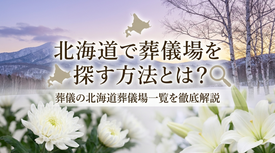 北海道で葬儀場を探す方法とは？葬儀の北海道葬儀場一覧を徹底解説